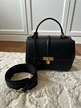 Mila Owen Wide Shoulder Padlock Handbag